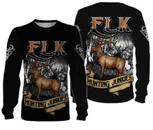 Load image into Gallery viewer, Elk Hunting Junkies Custome Name 3D All Over Printed Shirts Personalized gift TATS134