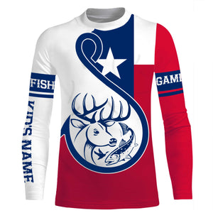 Texas Game and Fish Customize name 3D All over print shirts personalized gift TATS160