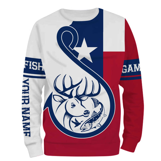 Texas Game and Fish Customize name 3D All over print shirts personalized gift TATS160