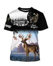 Load image into Gallery viewer, Deer Hunting Bow Reaper Custome Name 3D All Over Printed Shirts Personalized Gift TATS139
