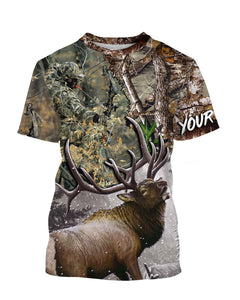 Bow Hunting Elk 3D All Over printed Customized Name Shirts Personalized Gift TATS120