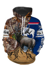 Load image into Gallery viewer, Wyoming Elk Hunting Customize Name 3D All Over Printed Shirts Personalized Gift TATS124