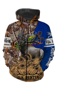 Pennsylvania Elk Hunting Customize Name 3D All Over Printed Shirts Personalized Gift TATS128
