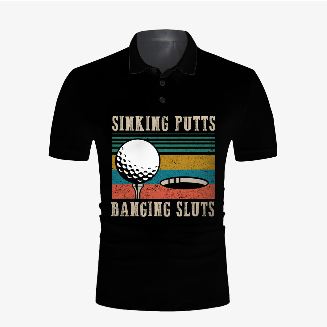 Golf Sinking Putts Polo shirt