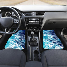 Load image into Gallery viewer, Saltwater Fishing Sea wave camo Car Floor mats, Fishing gifts - IPHW1102