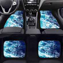 Load image into Gallery viewer, Saltwater Fishing Sea wave camo Car Floor mats, Fishing gifts - IPHW1102