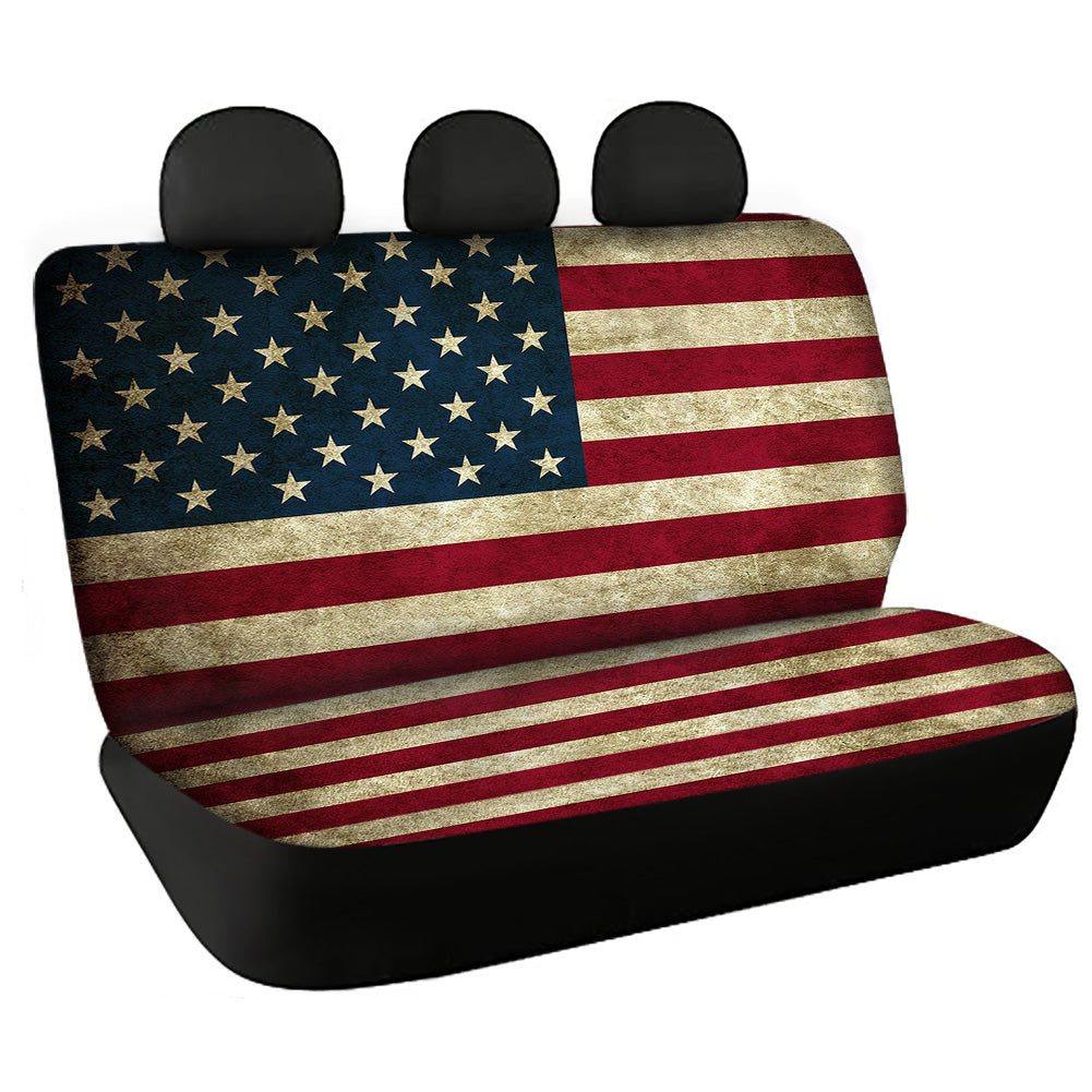 American Flag Bench Seat Covers, patriotic 4th of July Car accessories - IPHW1120