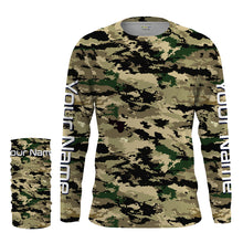 Load image into Gallery viewer, Desert camo Custom UV Long Sleeve performance Fishing Shirts, camouflage Fishing apparel - IPHW1582