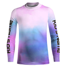 Load image into Gallery viewer, Custom Womens pastel Tie Dye Shirts, UV Long Sleeve Fishing Shirts for women - IPHW1720