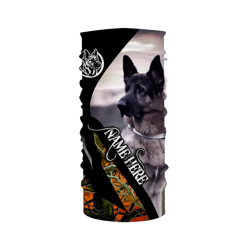 German Shepherd Hunting dog orange camo Customize 3D All over print shirts - various styles to choose all over  T shirt, Long sleeve, Sweatshirt, Tank Top, Zip up, Hoodie - IPH2148