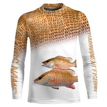 Load image into Gallery viewer, Personalized Mangrove Snapper Fishing Scales Long Sleeve Performance Tournament Fishing Shirts IPHW4011