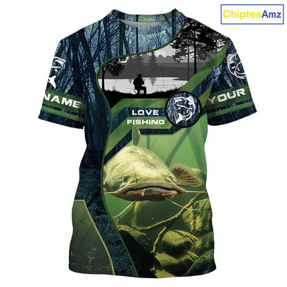 Catfish Custom Long Sleeve performance Fishing Shirts, Catfish Fishing jerseys - IPHW2388