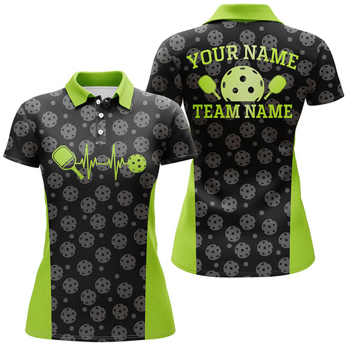 Personalized Pickleball Pattern Team Shirts, Pickleball Men Jerseys Gifts For Players | Green IPHW5531