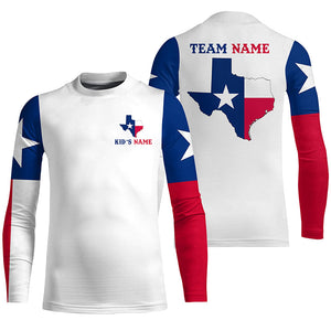 Texas Pride Fishing Team Shirt With Custom Name & Team Name, Texas Uv Protection Shirts IPHW5072