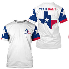 Load image into Gallery viewer, Texas Pride Fishing Team Shirt With Custom Name &amp; Team Name, Texas Uv Protection Shirts IPHW5072