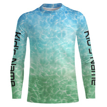 Load image into Gallery viewer, Water Surface Custom Long Sleeve Performance Fishing Shirts For Men, Cool Fishing Jerseys IPHW3977
