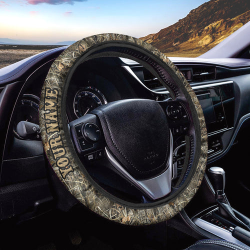 Waterfowl camo Custom Steering Wheel Cover, camouflage Car Accessories  - IPHW1024
