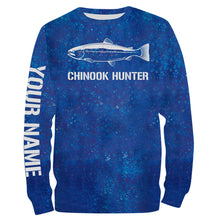 Load image into Gallery viewer, Chinook Salmon (King Salmon) Fishing Hunter Custom name All over print shirts - personalized fishing gift for men, women and kid - IPH1293