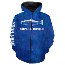 Load image into Gallery viewer, Chinook Salmon (King Salmon) Fishing Hunter Custom name All over print shirts - personalized fishing gift for men, women and kid - IPH1293