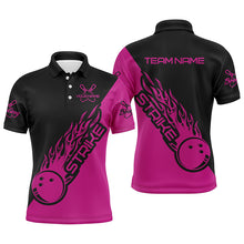 Load image into Gallery viewer, Custom Bowling Shirts For Men And Women, Bowling Team Shirts Bowling Strike | Pink IPHW4290