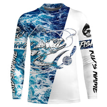 Load image into Gallery viewer, Personalized Mahi Mahi Long Sleeve Uv Protection Fishing Shirts, Mahi Mahi Saltwater Fishing Shirts IPHW6132