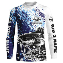 Load image into Gallery viewer, Personalized Catfish Long Sleeve Tournament Fishing Shirts, Catfish Fishing Jerseys Fishing Gifts IPHW5650