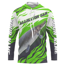 Load image into Gallery viewer, Alligator Gar Master Custom Uv Long Sleeve Fishing Shirt, Gar Tournament Fishing Shirt IPHW3927