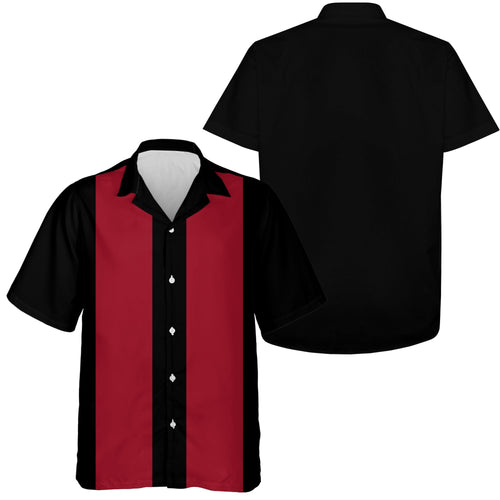 Retro Bowling Shirts For Men And Women, Short Sleeve Button Down Vintage Bowling Shirt IPHW3827