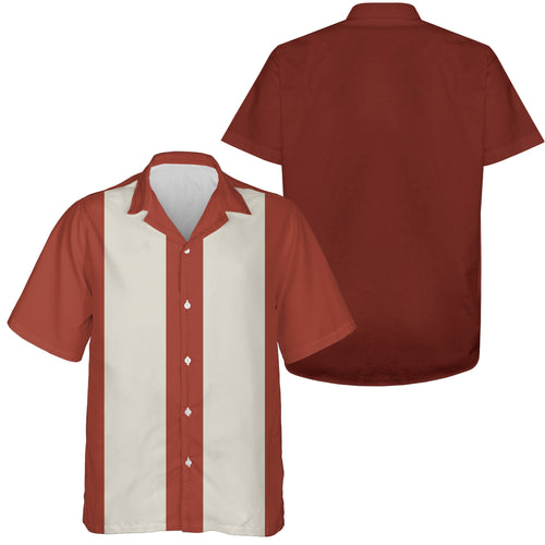 Men'S Retro Bowling Shirts, Womens Short Sleeve Bowling Shirts, Vintage Style Shirt For Bowler IPHW3832