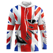 Load image into Gallery viewer, Fishing hook Australia  Flag Long Sleeve Fishing Shirts, Personalized Patriotic Fishing gifts IPHW2642