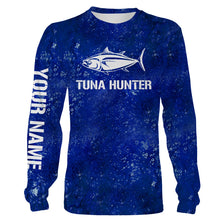 Load image into Gallery viewer, Tuna Fishing Hunter Custom name All over print shirts - personalized fishing gift for men, women and kid - IPH1294