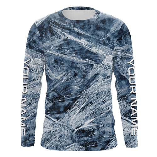 Ice camo Ice Fishing Shirts, Personalized Ice Fishing Clothing for men, women and kids IPHW3505