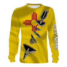 Load image into Gallery viewer, New Mexico Bow Hunter Hunting archer 3D arrow New Mexico Flag Customize name 3D All over print shirts - personalized Patriotic hunting apparel gift for men, women and kid - IPH1997