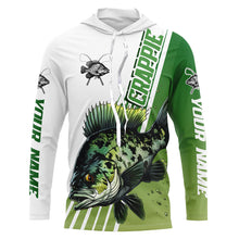 Load image into Gallery viewer, Custom Crappie Long Sleeve Tournament Fishing Shirts, Crappie Fishing Jerseys IPHW5852