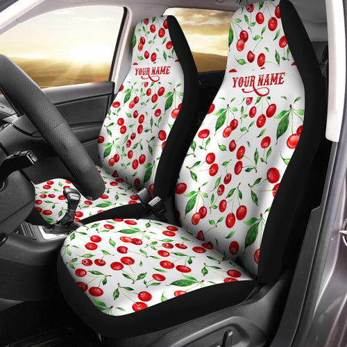 Classic Cherry Custom Car Seat covers , red cherries Car Accessories personalized Car Seat Protector - IPHW1015