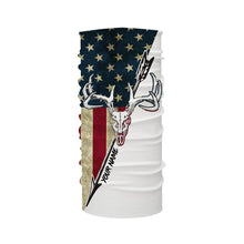 Load image into Gallery viewer, Bow Hunter Deer Hunting American Flag Custom All over print Shirts, Deer skull shirts - IPHW1158