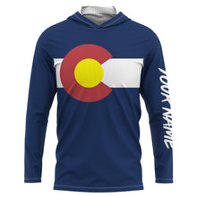 Load image into Gallery viewer, Colorado Flag Custom Patriot Long Sleeve Shirts UV Protection Performance Colorado Clothing IPHW732