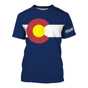 Colorado Flag Custom Patriot Long Sleeve Shirts UV Protection Performance Colorado Clothing IPHW732