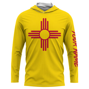 New Mexico Flag  Custom UV Protection Long Sleeve Performance Shirts Personalized Patriotic Gifts - IPHW734