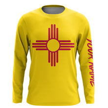 Load image into Gallery viewer, New Mexico Flag  Custom UV Protection Long Sleeve Performance Shirts Personalized Patriotic Gifts - IPHW734