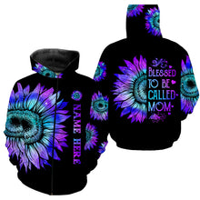 Load image into Gallery viewer, Galaxy Sunflower Mom Custom All over print shirts gifts for Mom on Mother&#39;s day, Birthday - IPHW966