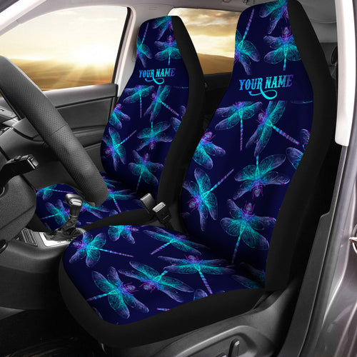 Personalized Dragonfly Car Seat covers, Custom Car Seat Protector for women, girls, ladies - IPHW1018