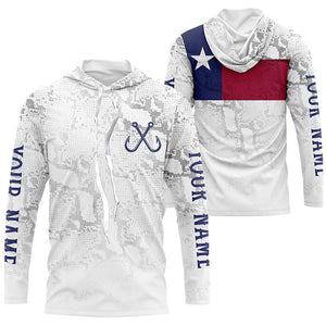 Personalized Camo Texas Flag Long Sleeve Tournament Fishing Shirts, Texas Fishing Jerseys IPHW5074