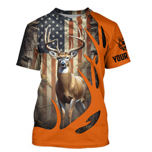 Load image into Gallery viewer, Custom Deer Hunting All Over Hoodie Deer Antler Deer Hunter Shirts Orange Hunting Clothing For Men And Women IPHW5427