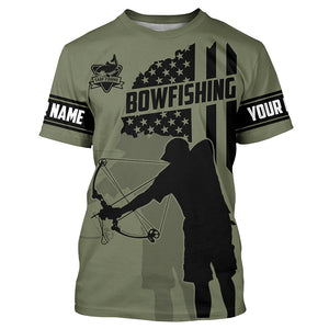 Carp hunter bowfishing American flag Custom UV sun protection Long sleeve Fishing Shirts jerseys NQS4621
