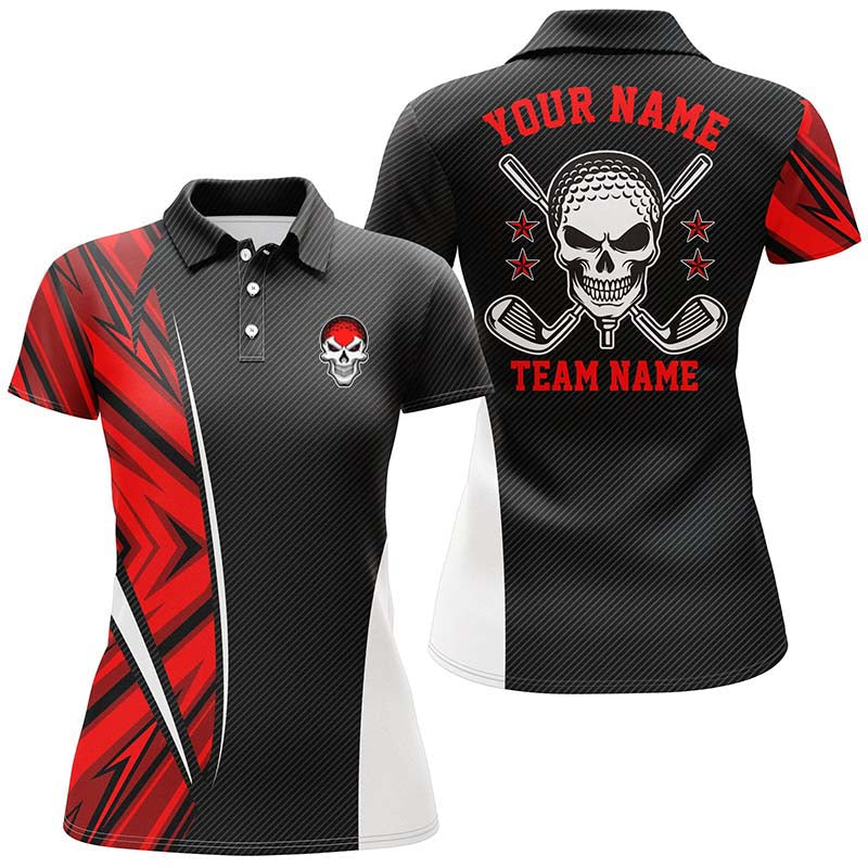 Red camo black Women golf polo shirts custom golf clubs skull golf tops for womens, best golf gifts NQS6496