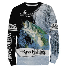 Load image into Gallery viewer, Largemouth Bass Ice Fishing 3D All Over Printed Shirts For Adult And Kid NQS295