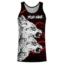 Load image into Gallery viewer, Coyote Hunting Tattoo Customize Name 3D All Over Printed Shirts Personalized gift For Adult And Kid NQS713