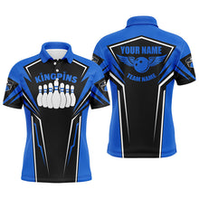 Load image into Gallery viewer, Custom bowling shirt for men – personalized team jersey front view
