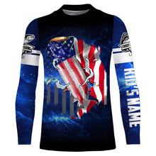 Load image into Gallery viewer, Rainbow Trout Fishing 3D American Flag Patriot Custom All over print shirts - personalized fishing gift NQS448